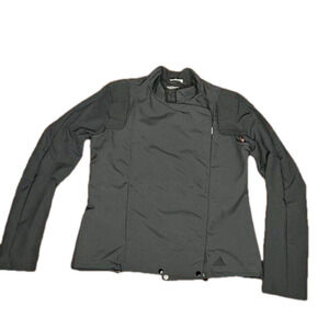 Adidas Black Performance Full Zipper Jacket with Unique Design